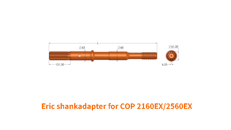 COP 2160EX/2560EX鑿巖機(jī)釬尾